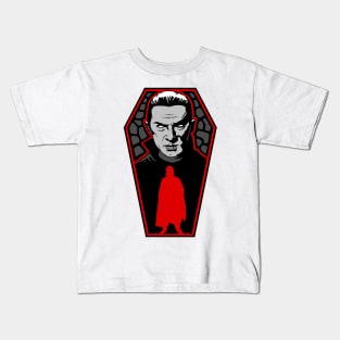 Dracula Coffin Kids T-Shirt